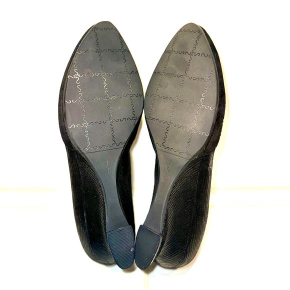 VANEL ASTYR BLACK PRINT - Women's Size 7W - Picture 4 of 10